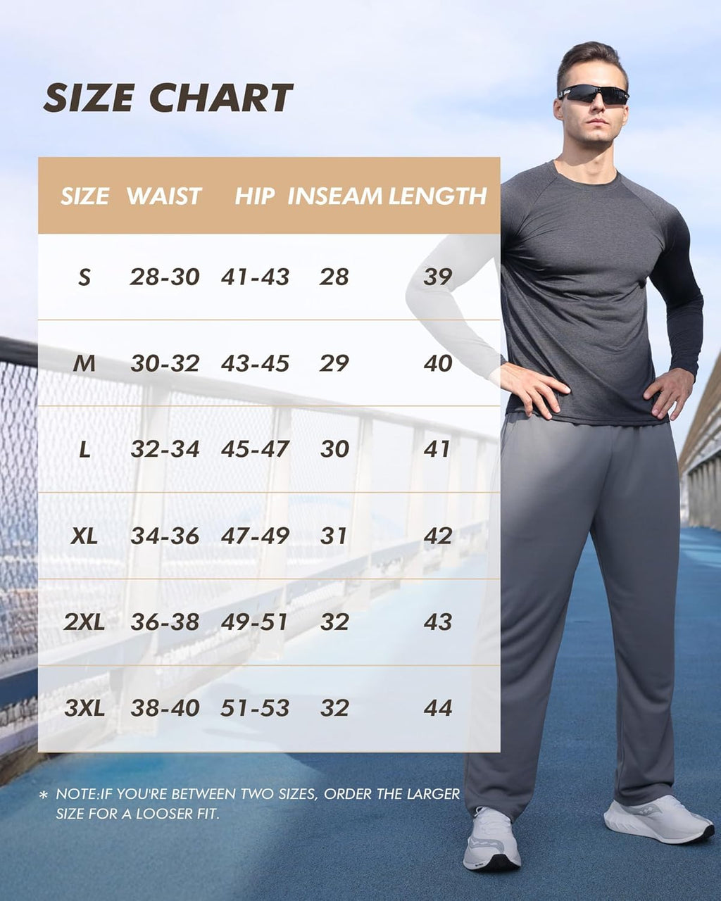 Skiennix Men's Sweatpants - Comfortable Mesh Open Bottom Joggers with Pockets | Loose Fit for Gym & Casual Wear