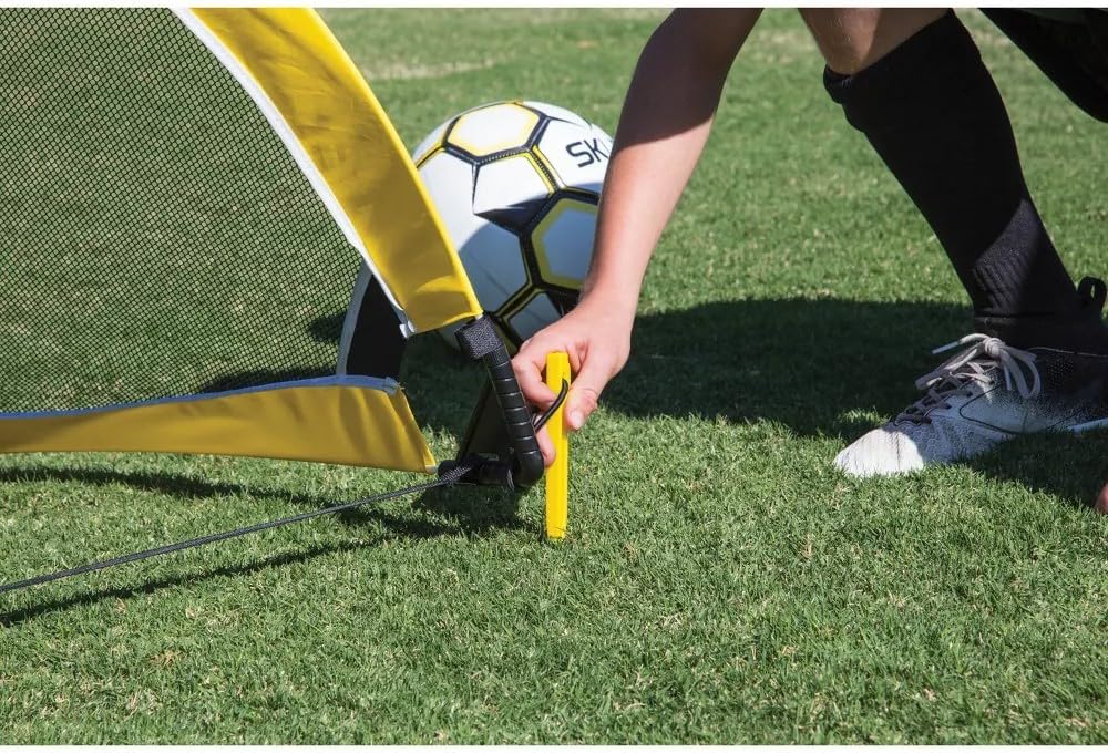 SKLZ Playmaker Portable Pop-Up Goal Set - Ideal for Training & Pickup Games | Includes 2 Goals