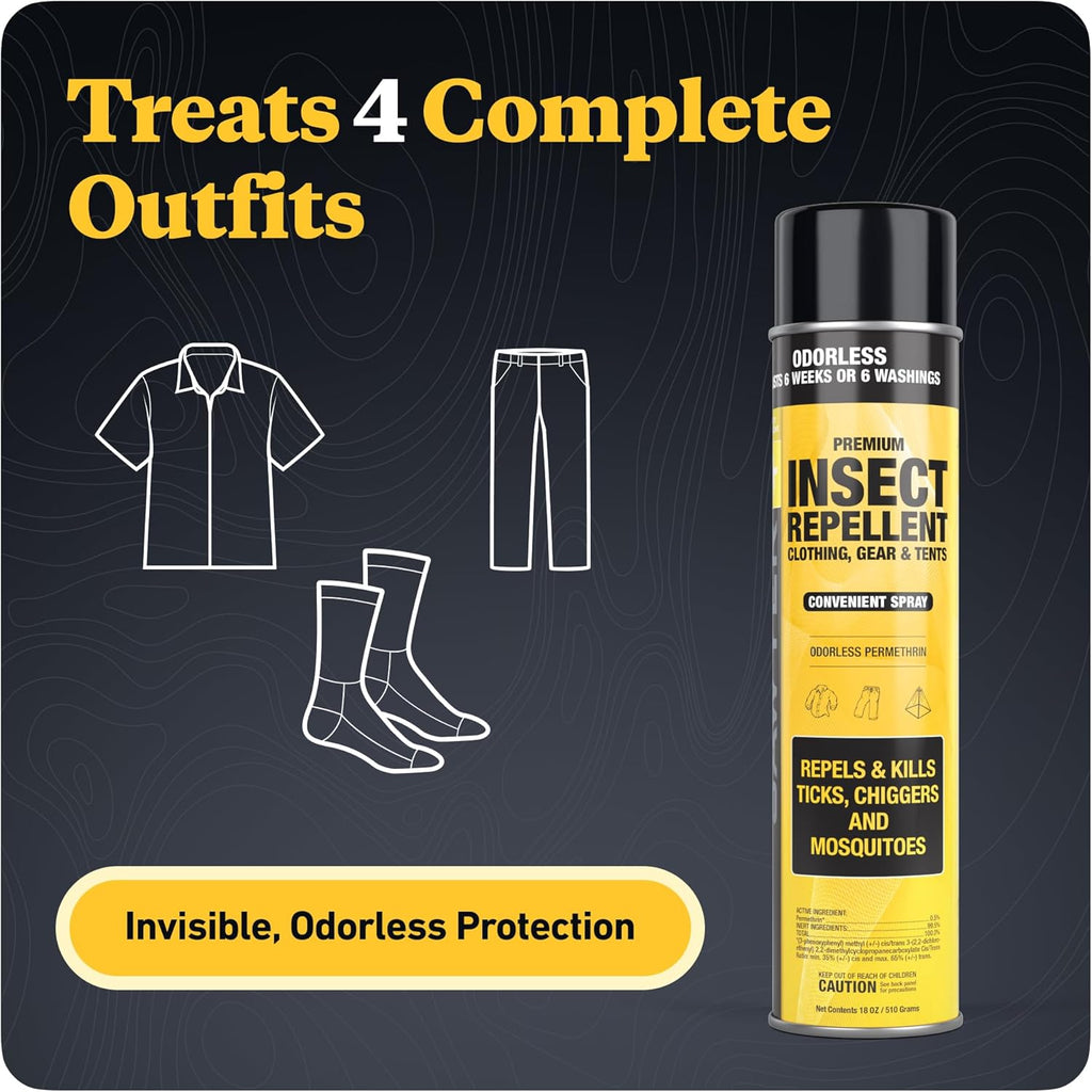 Sawyer Products Premium Permethrin Insect Repellent - Protect Clothing, Gear & Tents 24 oz