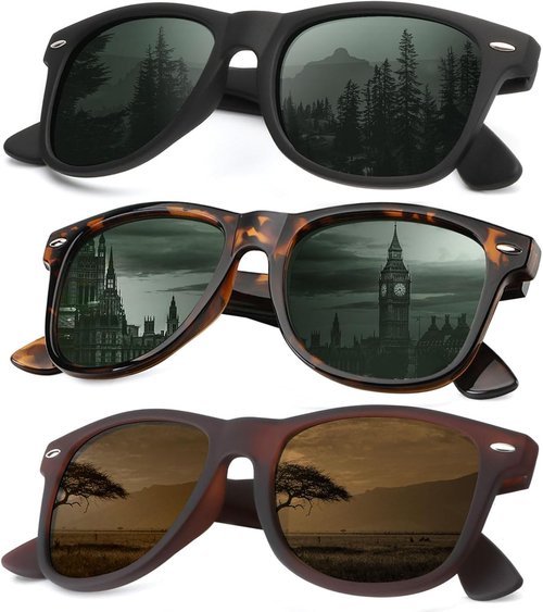 KALIYADI Polarized Sunglasses for Men & Women - UV Protection for Driving | Stylish Unisex Design
