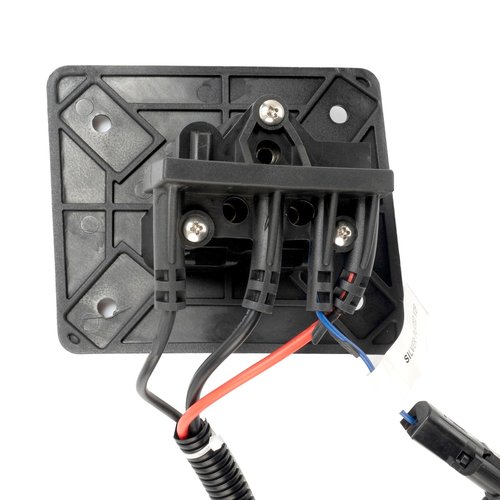 Roykaw Golf Cart Charger Receptacle for EZGO TXT RXV 48 Volts Golf Cart Delta-Q Charger Plug with Wires, Handle EZGO Charging Port, OEM# 602529