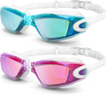 Braylin Swim Goggles - Anti-Fog, Leak-Proof Design for Adults & Youth | 2-Pack Set