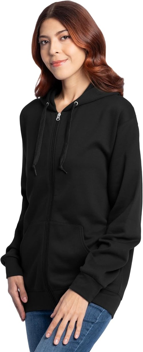 Fruit of the Loom Eversoft Fleece Full Zip Hoodie - Comfortable & Cozy Sweatshirt for All-Day Wear