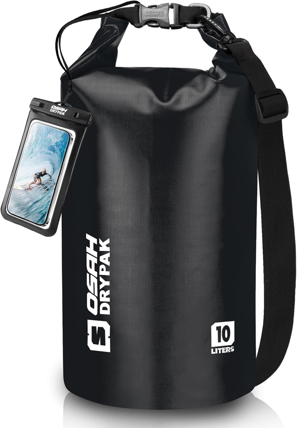 Skiennix Waterproof Dry Bag - Lightweight Roll Top Storage Backpack with Phone Case | 5L/10L/20L/30L/40L for Travel, Swimming, Kayaking, Camping & Beach