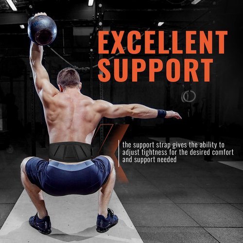 Fire Team Fit Weightlifting Belt, Weight Belt, Weight Lifting Belt for Men and Women, 6 Inch, Back Support for Lifting, Squat and Deadlifting Workout Belt (Black, 32" - 38" Around Navel, Medium)