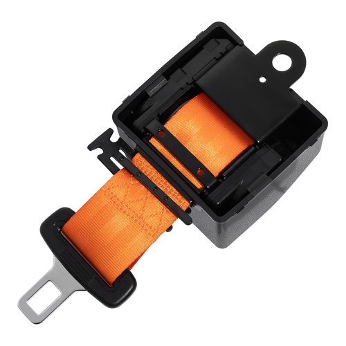 Adjustable Retractable 2-Point Harness Kit, Universal for Tractor Mower Buggy, Includes Mounting Screws (Orange)