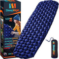 Sleepingo Ultralight Sleeping Mat - Inflatable Camp Pad, 73.5" x 21.5", Blue