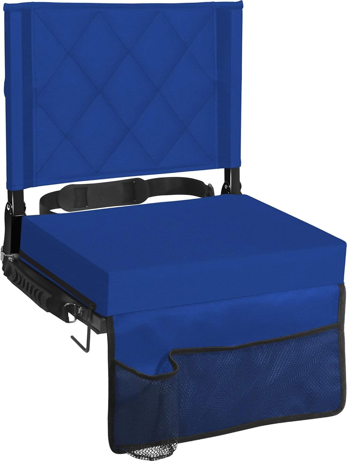Sheenive Stadium Seats - Padded Bleacher Chairs with Back Support | Portable Comfort for Sports Events - Blue