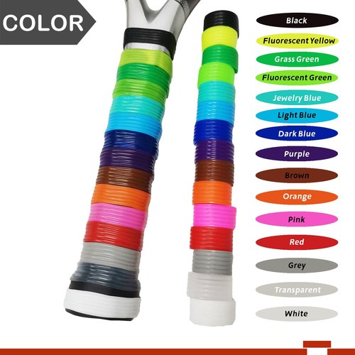 Good Elasticity 15 Pcs Assorted Tennis Racket/Pickleball Paddles/Squash Silicone Ring Racket Grip Bands Rubber Ring,Grip Finishing Ring/Racquet Grips Overgrip (15pcs Assorted)