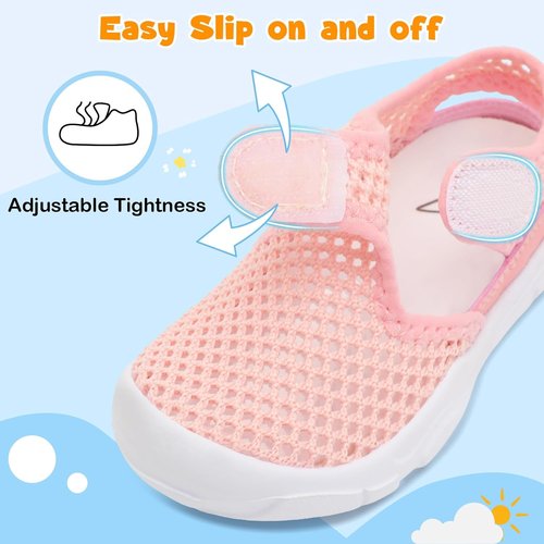 LeIsfIt Toddler Sandals - Lightweight Water Shoes for Boys & Girls | Perfect for Summer Play