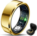 Skiennix Smart Ring - Fitness Tracker with Blood Pressure & Heart Rate Monitoring | Waterproof, Size 8