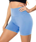 FULLSOFT High Waisted Biker Shorts for Women - Tummy Control Athletic Yoga & Workout Shorts