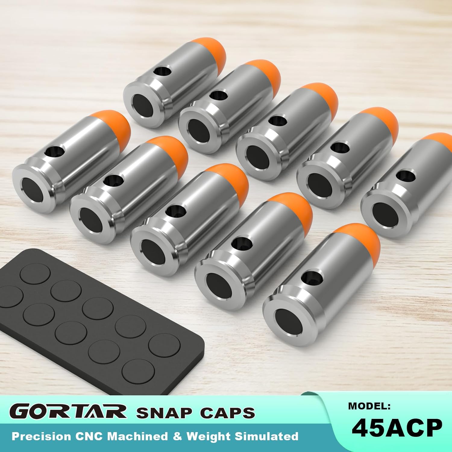 Snap Caps Training Dummy Rounds - Safe Loading Practice with Realistic Weight | Perfect for Firearm Training
