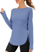 ZHENWEI Women's UV Protection Long Sleeve Sun Shirt - Lightweight UPF 50+ for Golf & Hiking