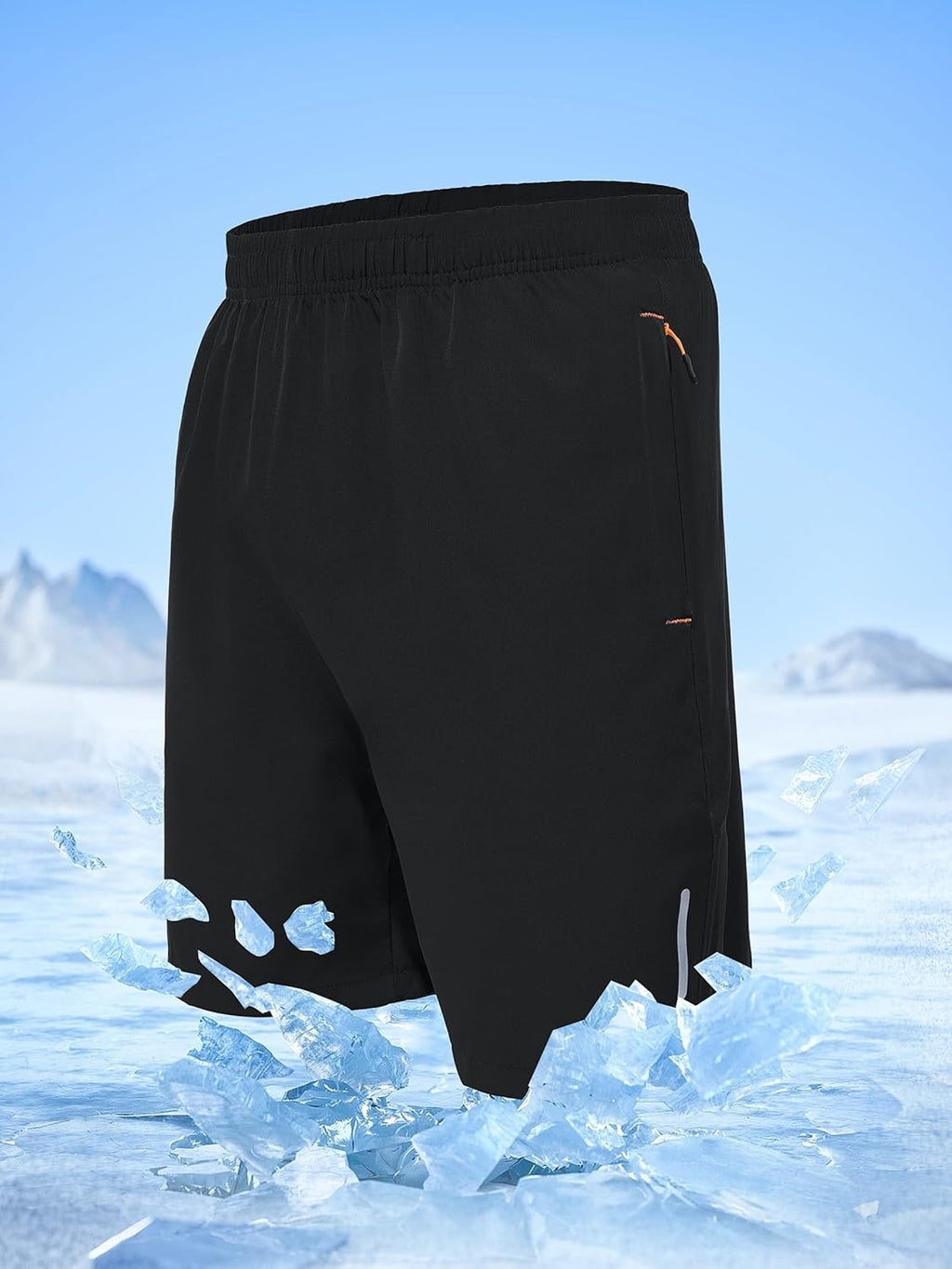UIQUR Men's Athletic Shorts - Quick Dry Lightweight Workout Shorts with Zipper Pockets | 7"/9" Sizes