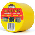 TAPEBEAR Yellow Vinyl Floor Tape - 3" x 36 Yards | Abrasion-Proof & Waterproof Safety Marking