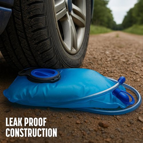 Large 4L Water Bladder (XL135oz) Heavy-Duty Hydration Reservoir Bag (V2 2026), Easy-Fill Wide Mouth Opening, Leak-Proof Tube with Easy-Valve Drinking Straw (1 Gallon)