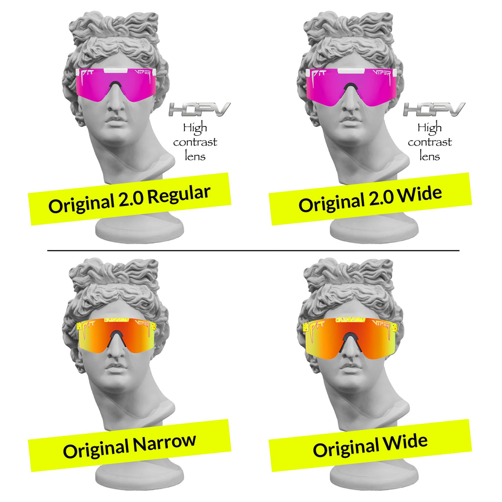 Pit Viper Sunglasses – Polarized, Non-Polarized & Z87 Options, Multiple Colors & Fits – Retro Styles