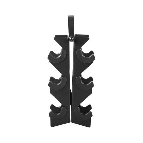 CAP Barbell 32-Pound Coated Hex Dumbbell Set with Dumbbell Stand, Black, 32 Pound Coated Set (SDRS-32RK03)