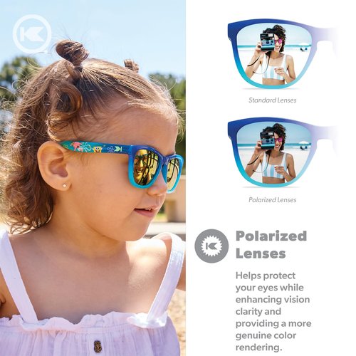 Knockaround SpongeBob SquarePants Kids Premiums Polarized Sunglasses for - UV400 Protection