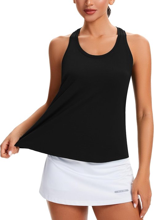 MathCat Women's Workout Tank Top - Racerback Sleeveless Yoga Shirt | Loose Fit for Athletic Activities (XS-XL)