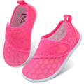 LeIsfIt Toddler Water Shoes Boys Girls Barefoot Aqua Socks Kids Breathable Quick-Dry Swim Shoes for Beach Pool Surf, Rose, 9 Toddler