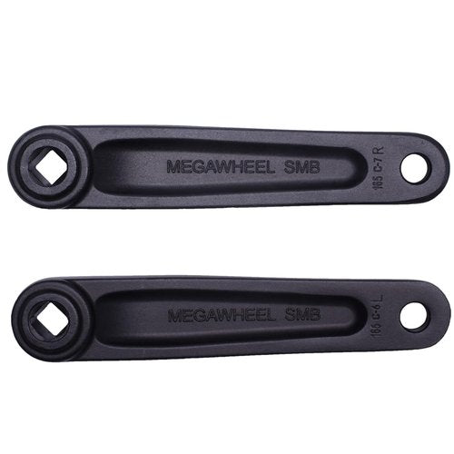 Alps2Ocean Bike Crank Arms,89MM/102MM/114MM/127MM/140MM/152MM/160MM/165MM/170MM/175MM Available in Diamond Hole Bike Crank Arm for Ebike