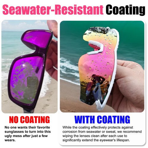 AJBAY Polarized Sports Sunglasses for Men Women,Wrap Around Sun Glasses for Running Cycling Baseball Fishing Golf Hiking