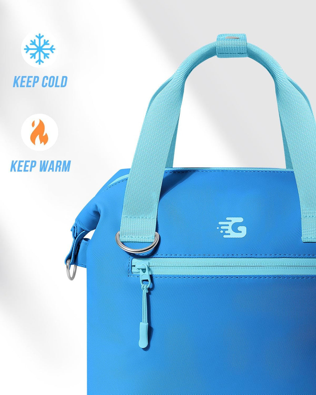Pastel Lunch Box Women - Insulated, Waterproof & Leakproof Cooler Bag | Adjustable Strap, BPA-Free