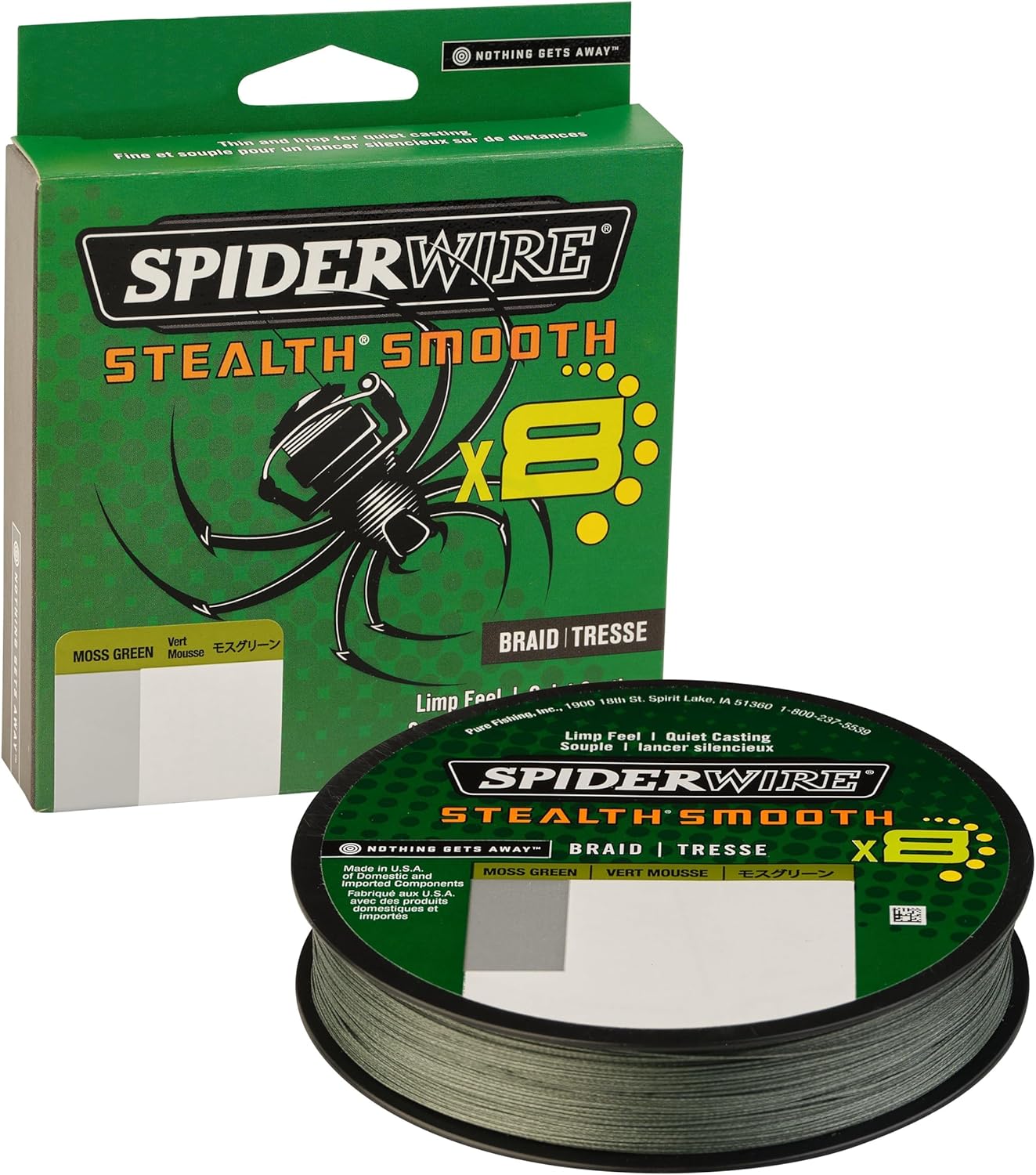 SpiderWire Stealth Braid Fishing Line - High Sensitivity & Strength | 30lb Test, 150 Yards