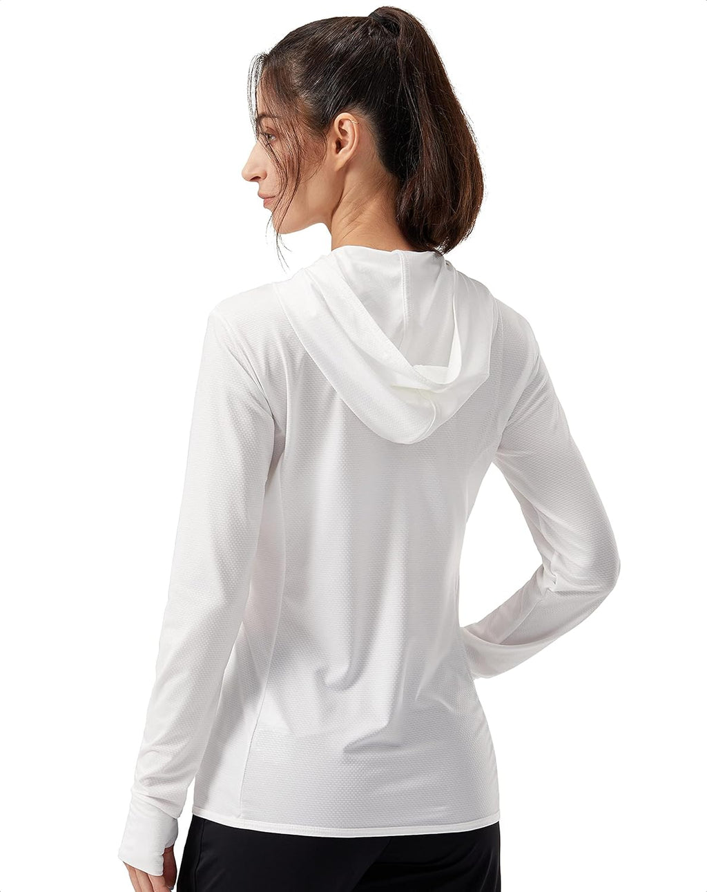 Soothfeel Women's Sun Protection Hoodie Jacket - Lightweight UPF 50+ Long Sleeve with Pocket | Ideal for Hiking