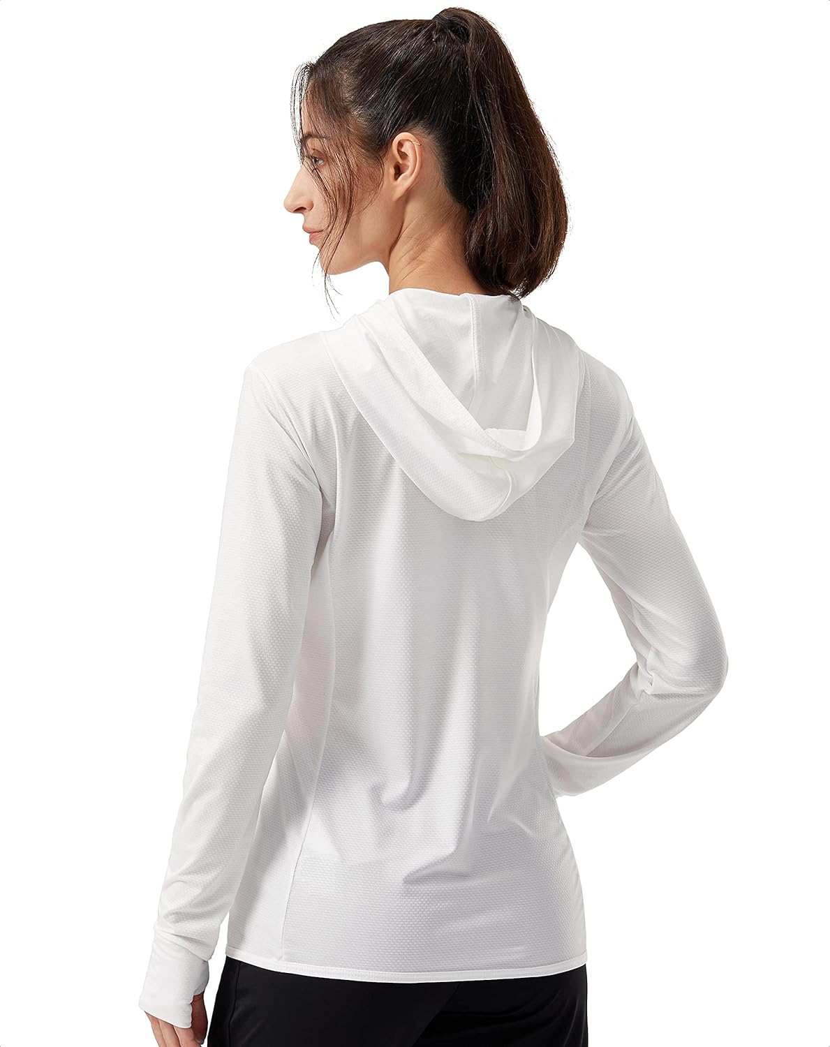 Soothfeel Women's Sun Protection Hoodie Jacket - Lightweight UPF 50+ Long Sleeve with Pocket | Ideal for Hiking