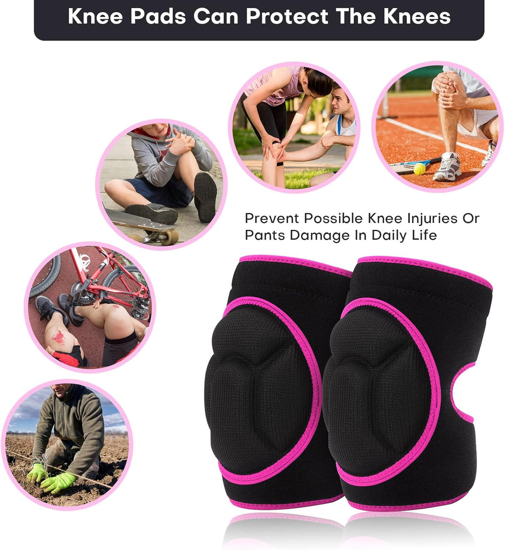 Skiennix Knee Pads for Men & Women - High Elastic Fabric for Safety in Construction & Gardening | Durable Protection