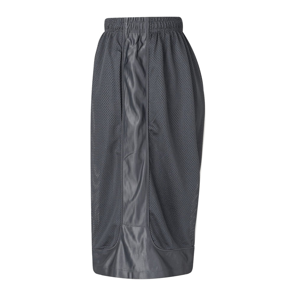 URBEX Long Men's Basketball Shorts with Pockets Athletic Running Gym Workout Sport Shorts(Grey,2XL)