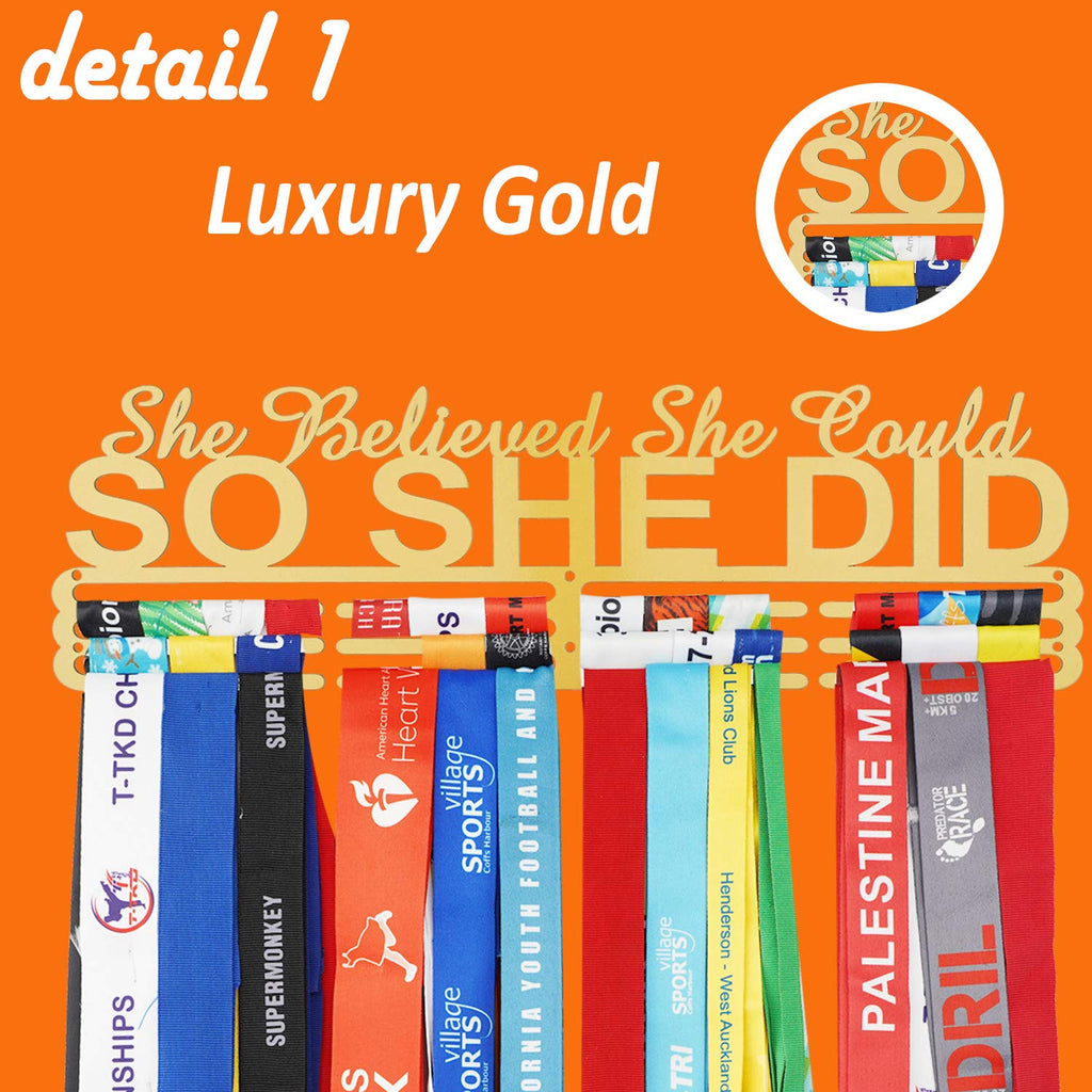 medal hanger display