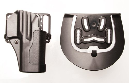 BLACKHAWK Sportster Standard Holster with Belt Loop and Right Paddle with Matte Finish (Beretta 92/96, Not Elite/Big)