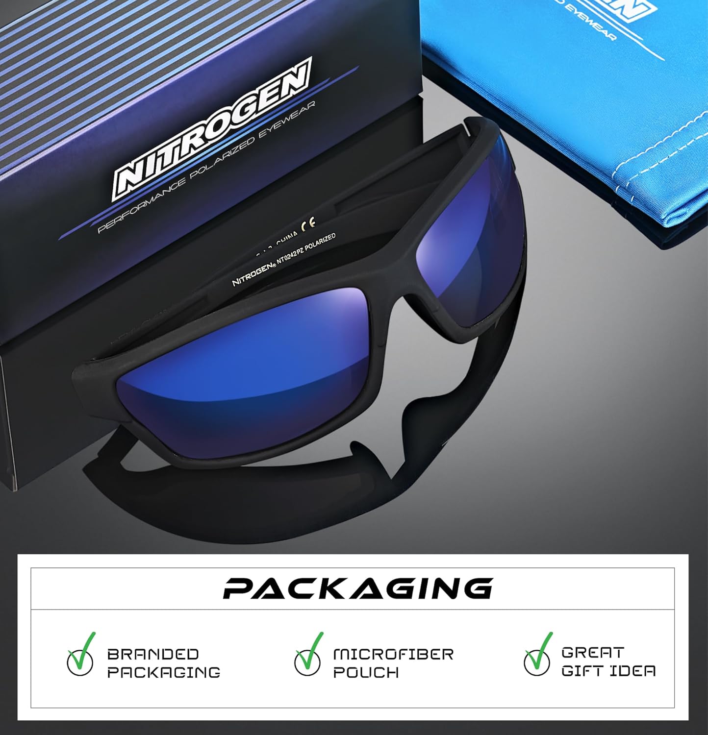 Skiennix Nitrogen Polarized Sport Sunglasses - UV400 Protection for Men & Women | Perfect for Driving & Fishing
