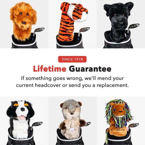 Daphne's Headcovers Bernese Dog Driver Headcover | Funny Golf Club Covers | Golf Head Covers for Drivers | Stylish Golf Club Head Covers | Golf Driver Covers | Men’s & Women’s Driver Headcover