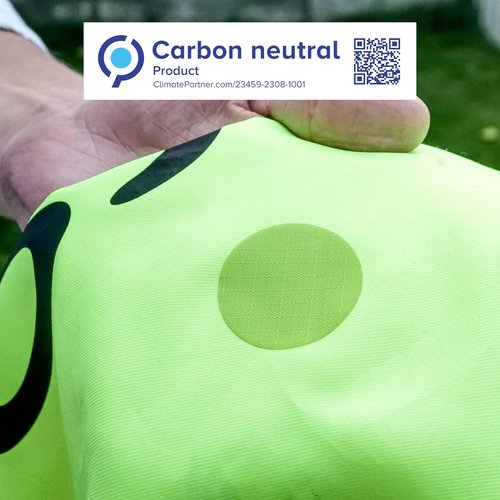 aZengear Repair Patches - Waterproof Self-Adhesive for Jackets, Tents, Shoes & More | 11 Pcs Neon Green