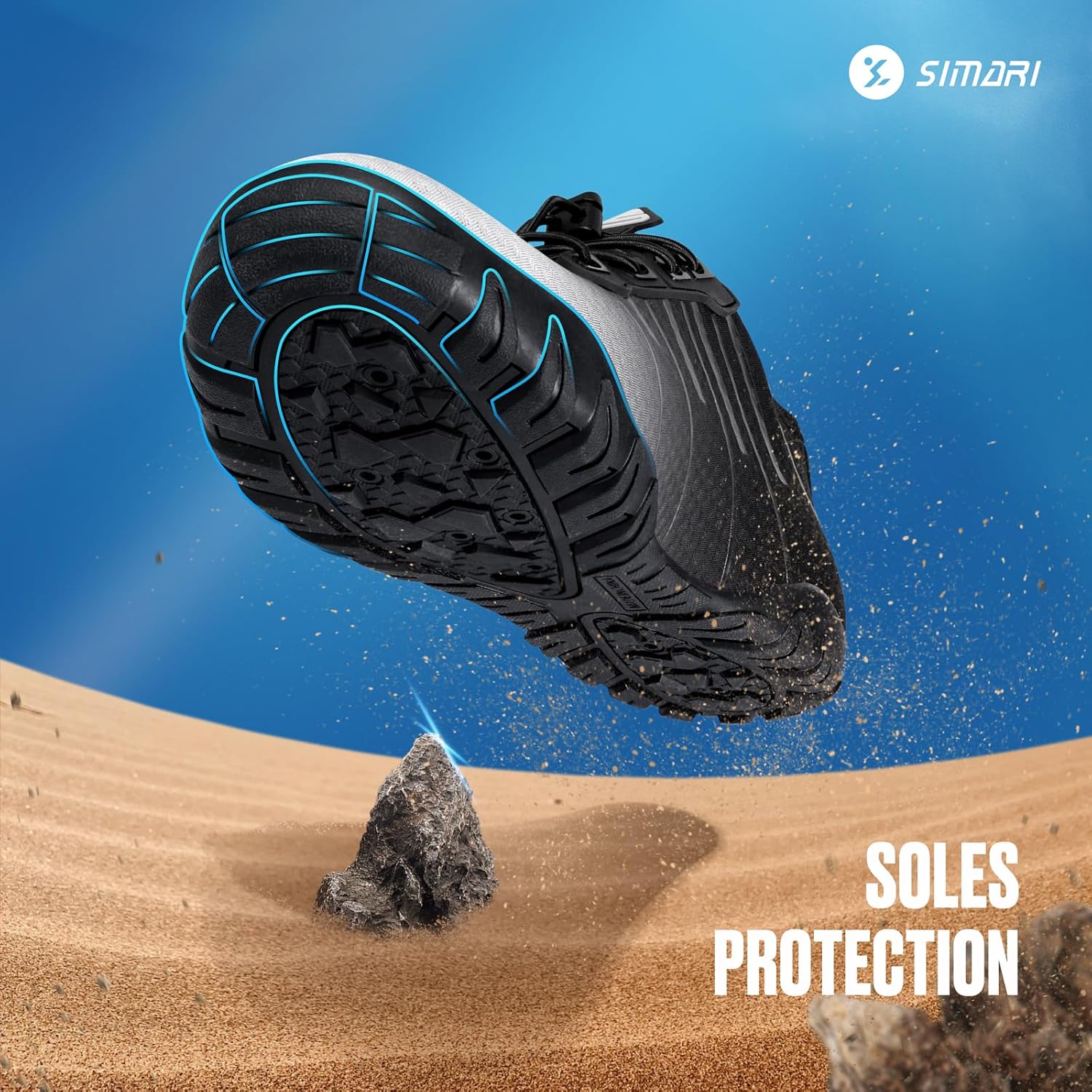 SIMARI Water Shoes - Lightweight Quick-Dry Aqua Socks for Surfing & Beach Sports | Non-Slip Design
