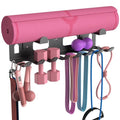 KHAMAL Multi-Purpose Gym Equipment Storage Rack for Resistance Bands - Gym Wall Storage for Exercise Bands, Yoga mat, Jump Ropes, Weight Belts, Straps, Hula Hoop