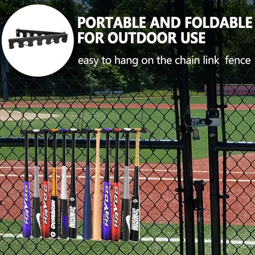 Hikeen Baseball Helmet Bag - Dugout Organizer with Bat Rack for 15 Players | Store Helmets, Gloves, Balls