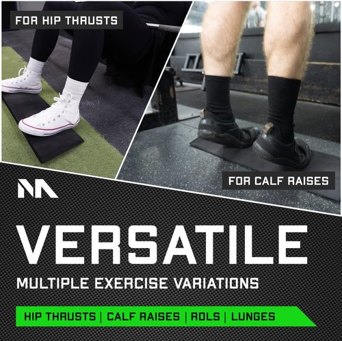 Motion Molds Squat Wedge Block - Slant Board For Squats, Heel Elevated Squatting Foam Platform For Weight Lifting, Home Gym Leg Workout Wedges & Calf Exercise Equipment for Fitness Workouts