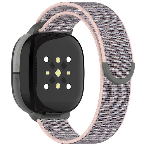 NTidea Compatible with Fitbit Ace LTE, Quick Release Nylon HOOK LOOP Replacement Sport Strap Accessory Fit for Fitbit Ace LTE Band, Pink