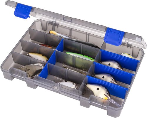 Flambeau Outdoors Zerust MAX 4004ZM Tuff Tainer | Fishing Utility Box with 20 Compartments & 15 Dividers - 11" L x 7.25" W x 1.75" D