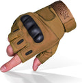 TitanOPS Tactical Gloves - Fingerless Design for Enhanced Grip | Ideal for Motorcycle, Hunting & Shooting
