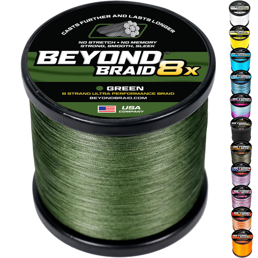 Beyond Braid Green 8X Strand 300 Yards 80lb