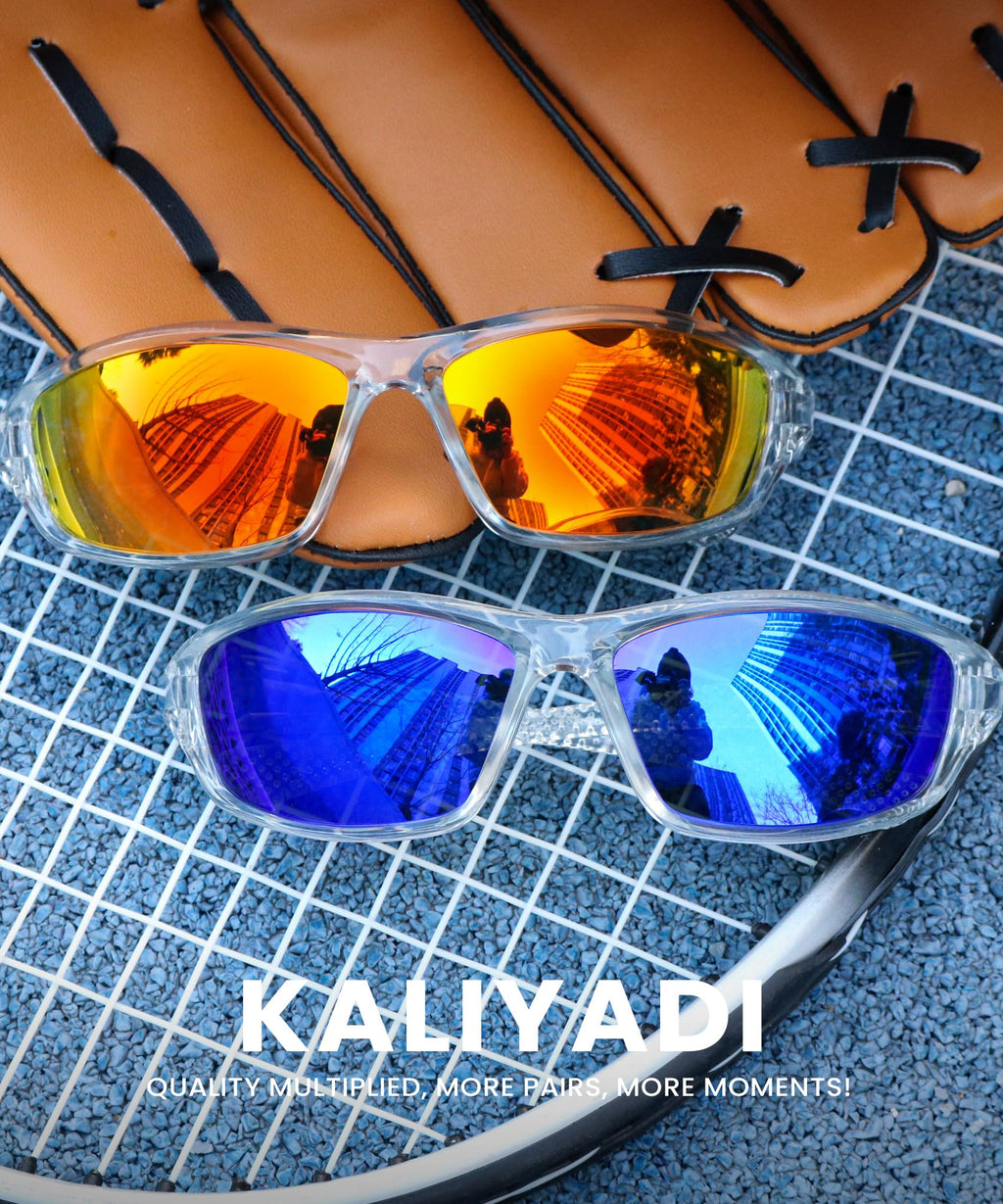 KALIYADI 3 Pack Polarized Sunglasses-Men Sports Sun-glasses: Mens Sunglasses UV Protection for Fishing Driving Cycling