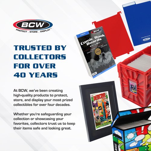 BCW Magazine Bags and Boards – (25 Pack) | Premade Resealable Magazine Protectors | Standard Size 8 ¾" x 11 ⅛" | Magazine Sleeves and Boards Pre-Loaded for Storage and Display
