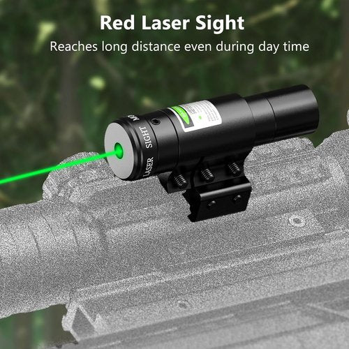MidTen 3-9x32 Scope Combo - Dual Illuminated Optics with Holographic Red/Green Dot Sight & Laser Rangefinder